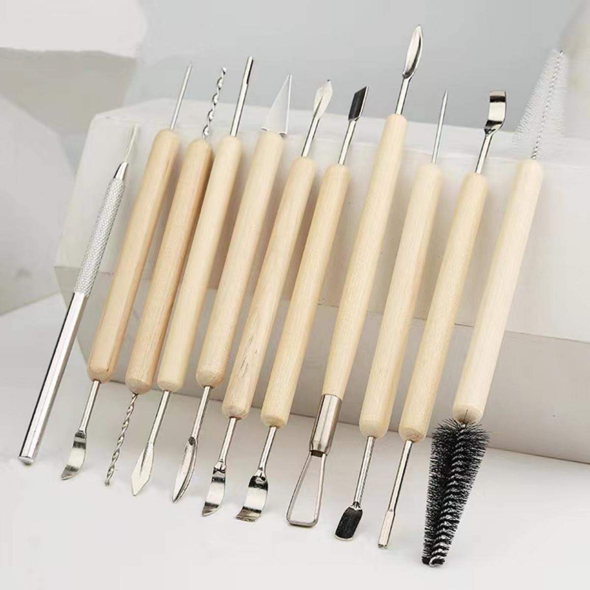 1SET Pottery Clay Sculpting Mo - đánh giá và giá Wood Chisel Set