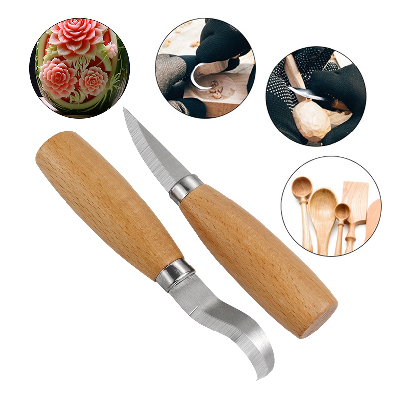 Stainless Iron Carving Knife B - đánh giá và giá Wood Chisel Set